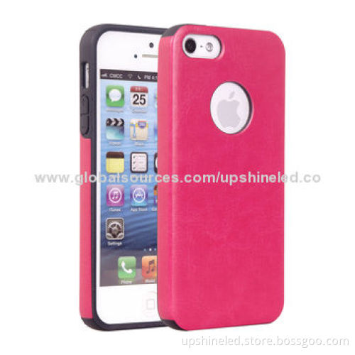 Shock Absorbing Flexible TPU Cases with PU Coating for iPhone 5, 5S, OEM Orders Welcomed